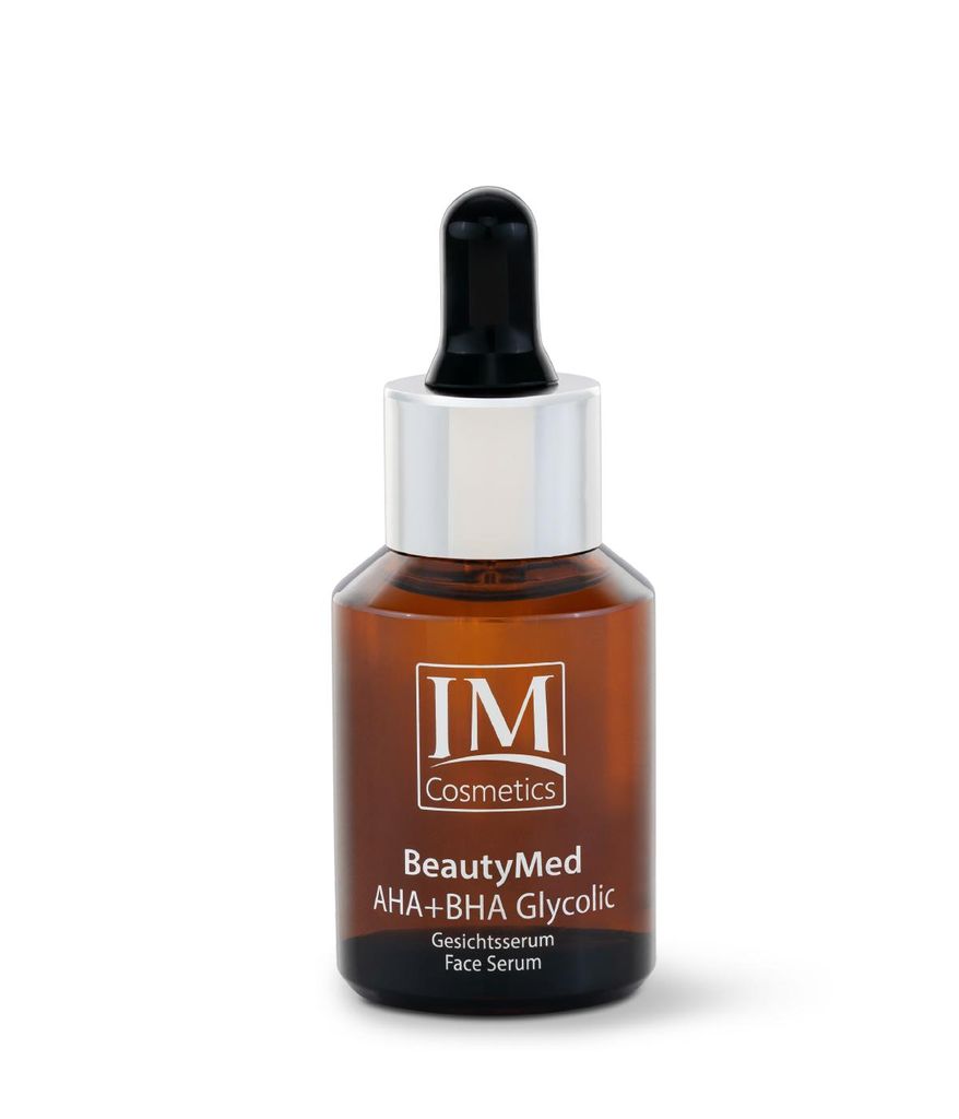 Genius IMS Cosmetics BeautyMed AHA+BHA Glycolic Serum mit Salicylsäure gegen Pickel & Mitesser, porenverfeinernd, für unreine Haut, 60 ml – Dr....