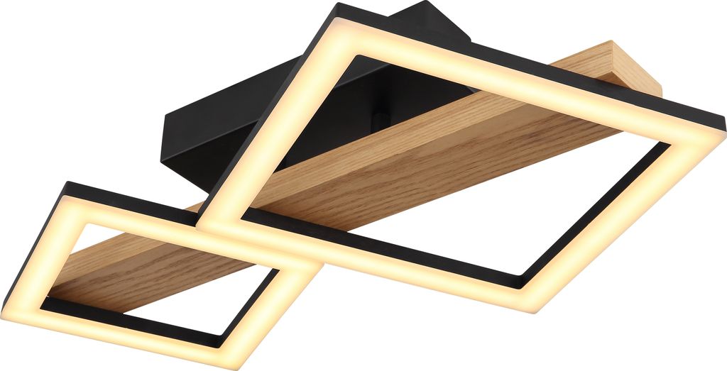 Globo Lighting|Deckenleuchte Metall schwarz matt, LED