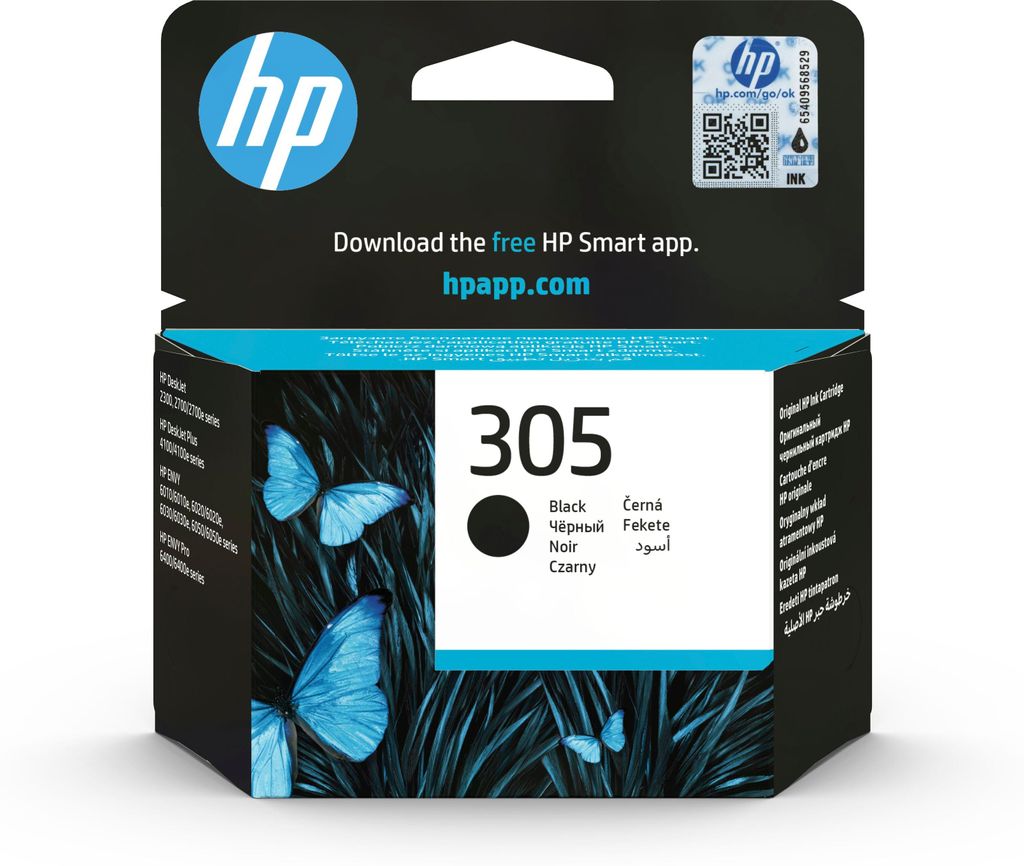 HP 305 Original Druckerpatrone Schwarz – 120 Seiten, 17,9 Produktbild 