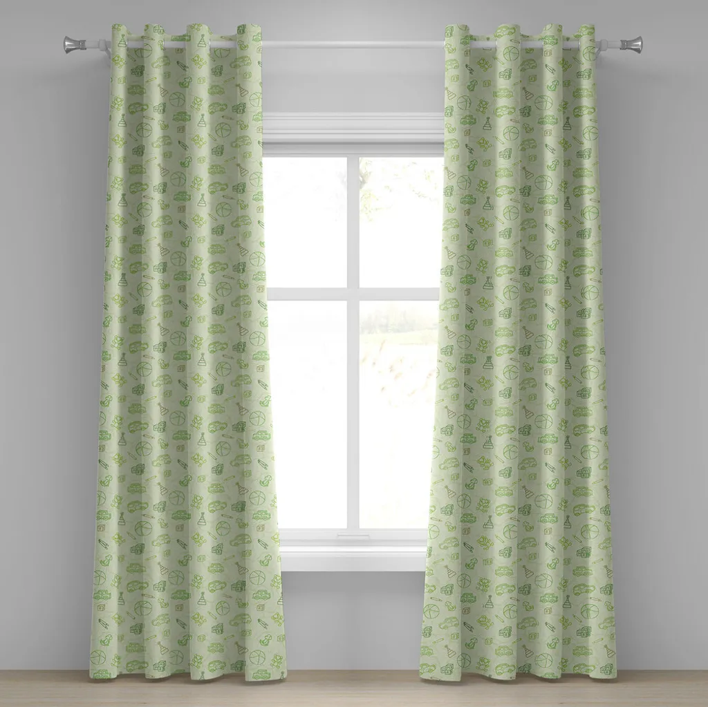 Rideau chambre bébé pour tamiser la lumière motif oursons 280x245cm