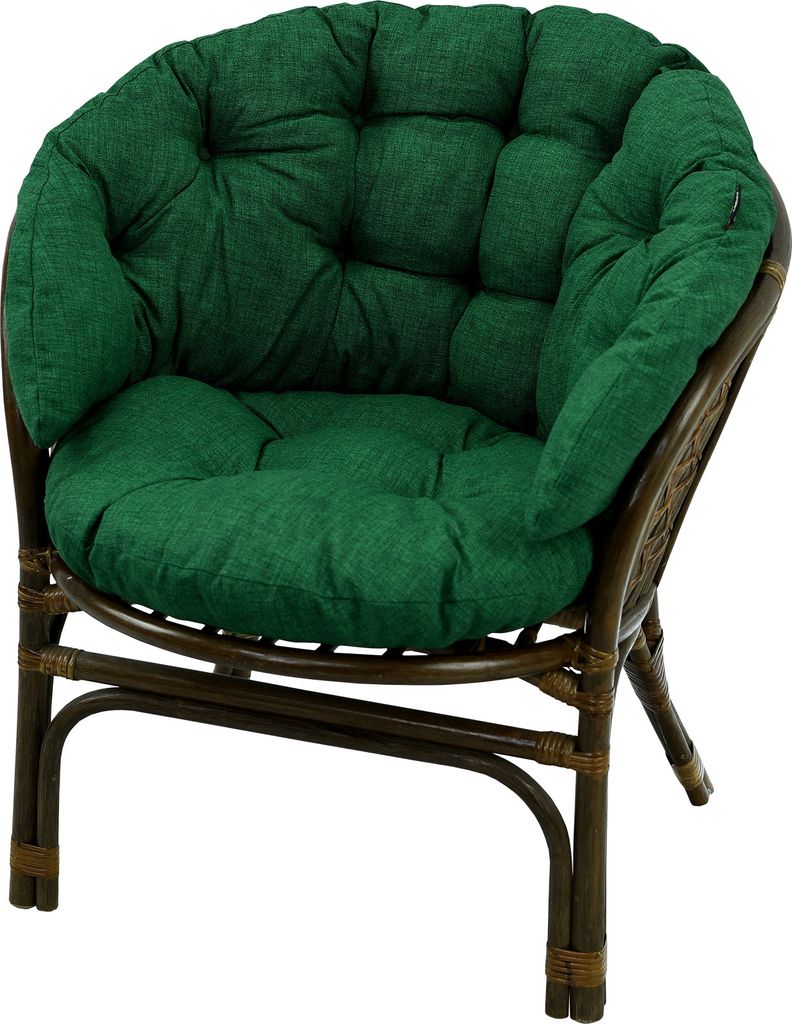 AMPO Polster Kissen für Bahamasessel Rattansessel Gartensesselauflage Rattan