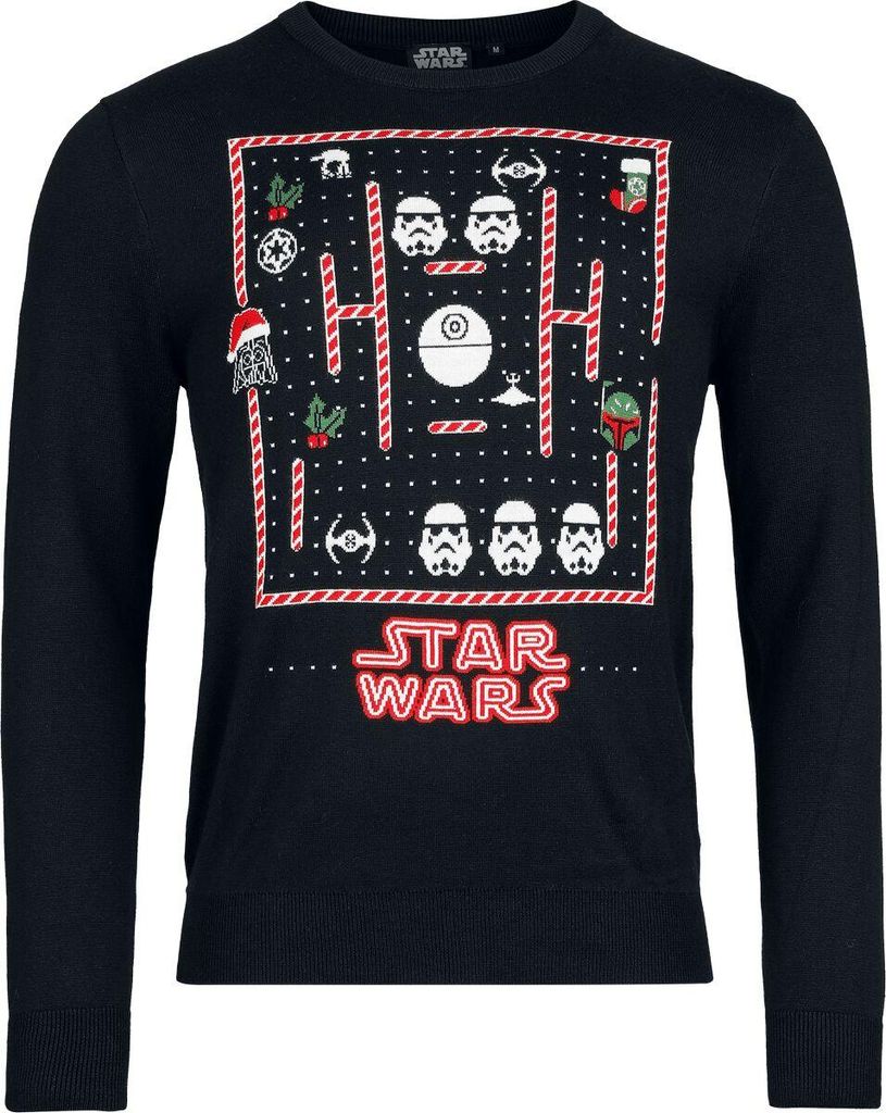 Star Wars Weihnachtspullover Herren Vintage Game multicolor L
