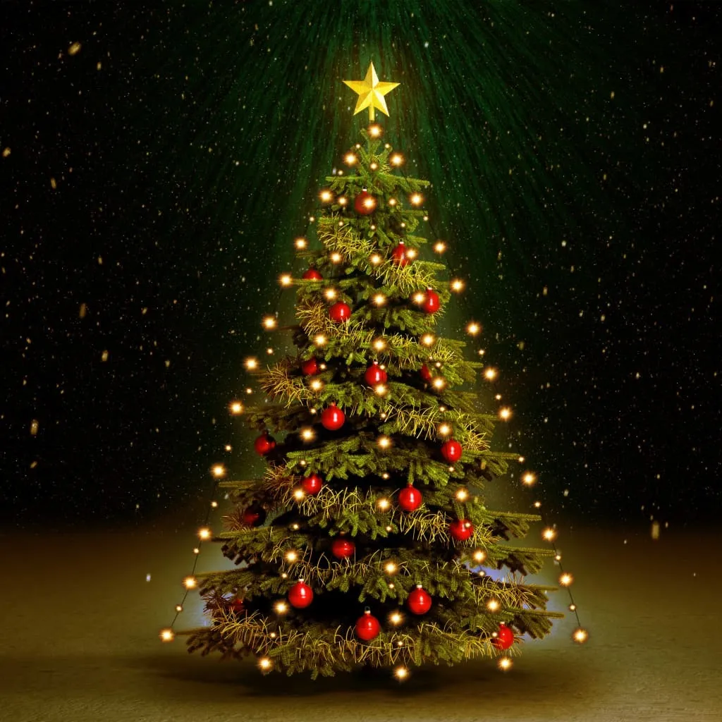 Rete Luci LED per Albero 180 cm - 180 Punti Luce Alta Efficienza