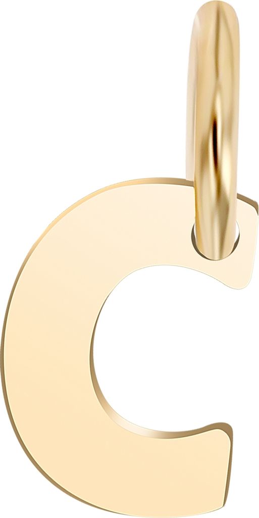 375/- Gold Anhänger "Golden Initials" ohne Kette, Buchstaben, Initialien, 9 Karat, Gelbgold