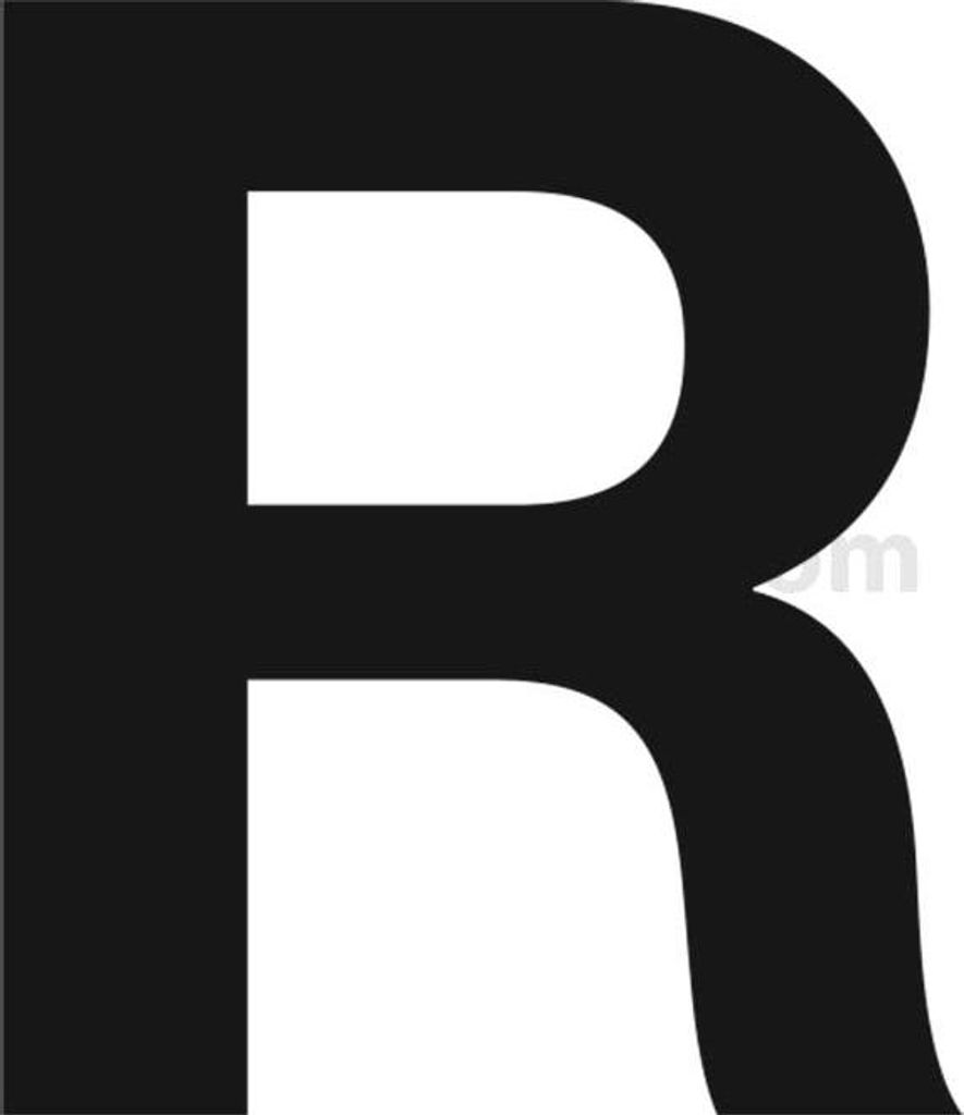 Georg Schlegel Bezeichnungsschild Buchstabe R weiß - 1 Stück