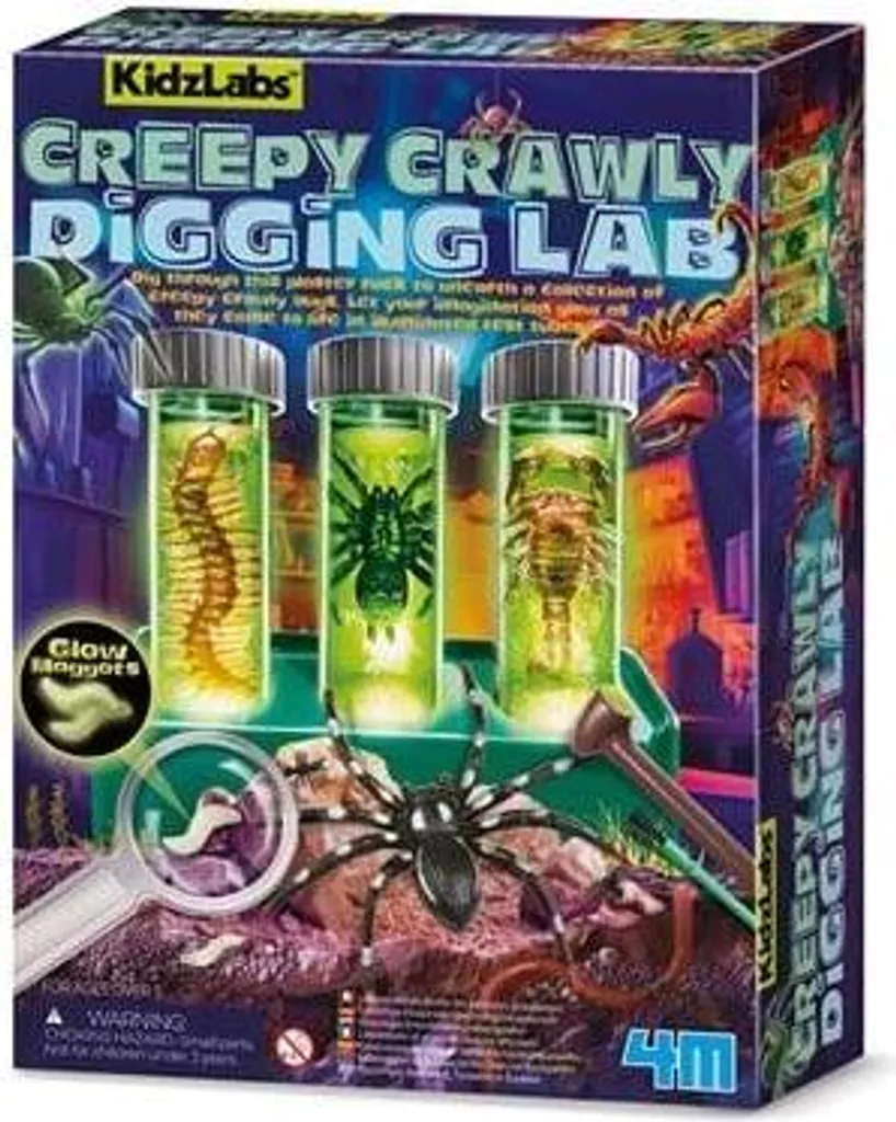 Kit de Fouilles pour Enfants 4M - Jeu Scientifique Insectes Rigolos