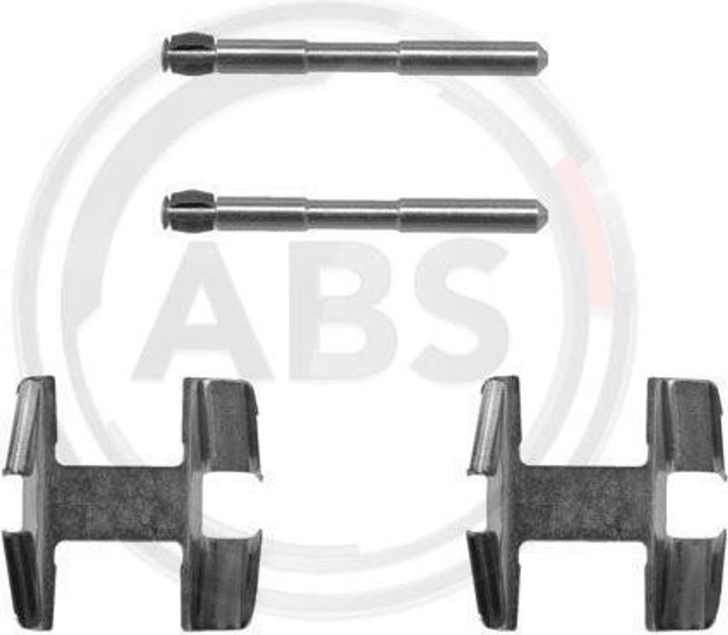 A.B.S. 0906Q Zubehörsatz, Scheibenbremsbeläge OE 0060906000 kompatibel mit Kaefer