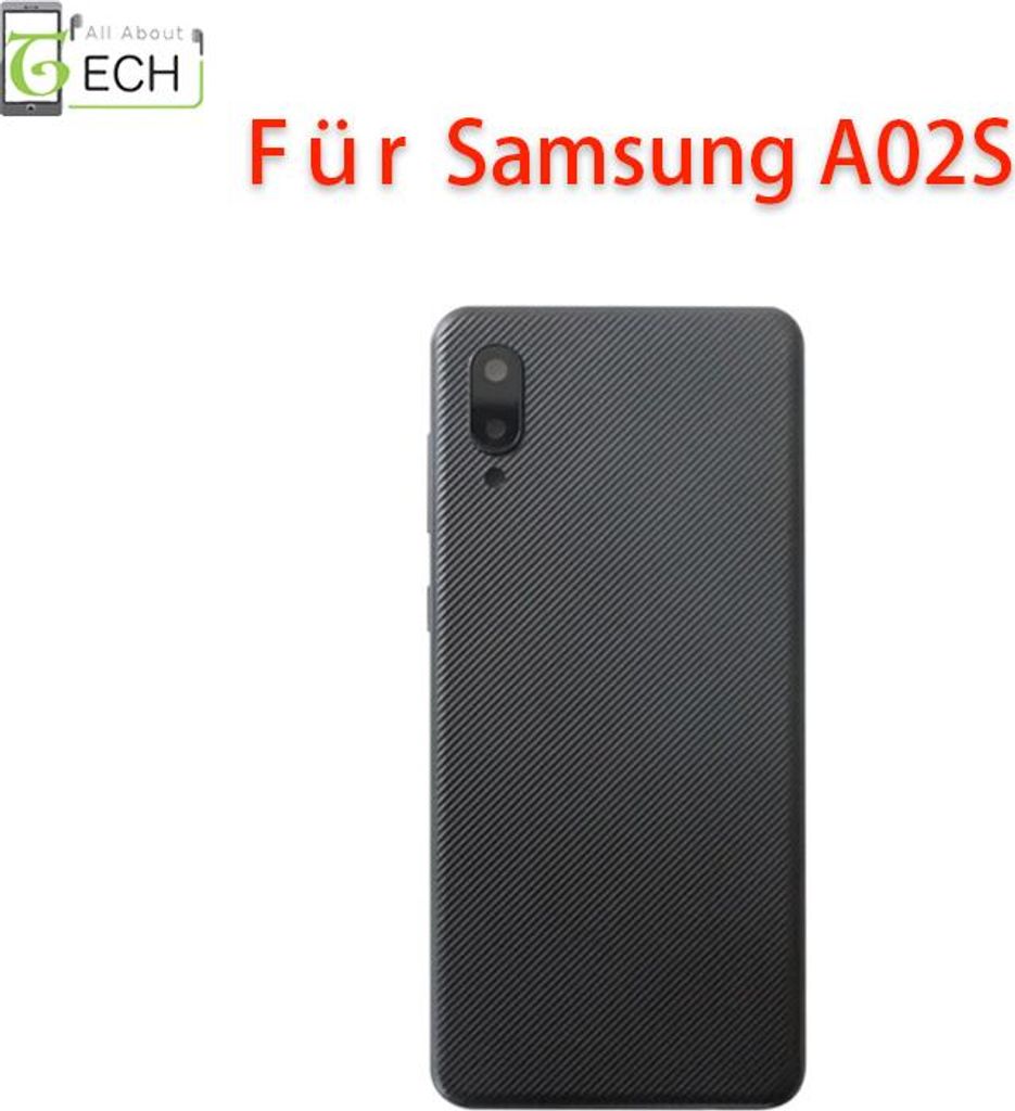 Für Samsung Galaxy A02 SM-A022 Akkudeckel Backcover Rückseite + Dichtung schwarz