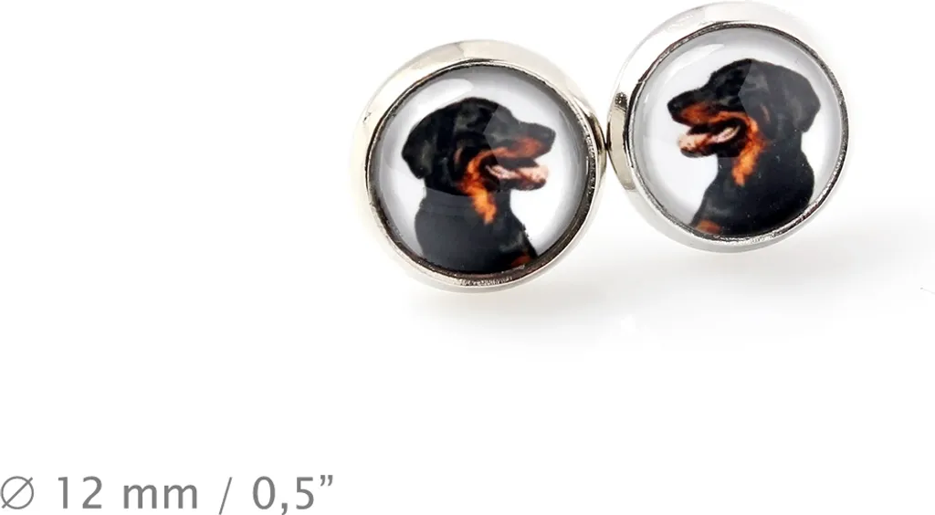 Set Gioielli Beauceron Fatto a Mano: Collana e Orecchini con Foto