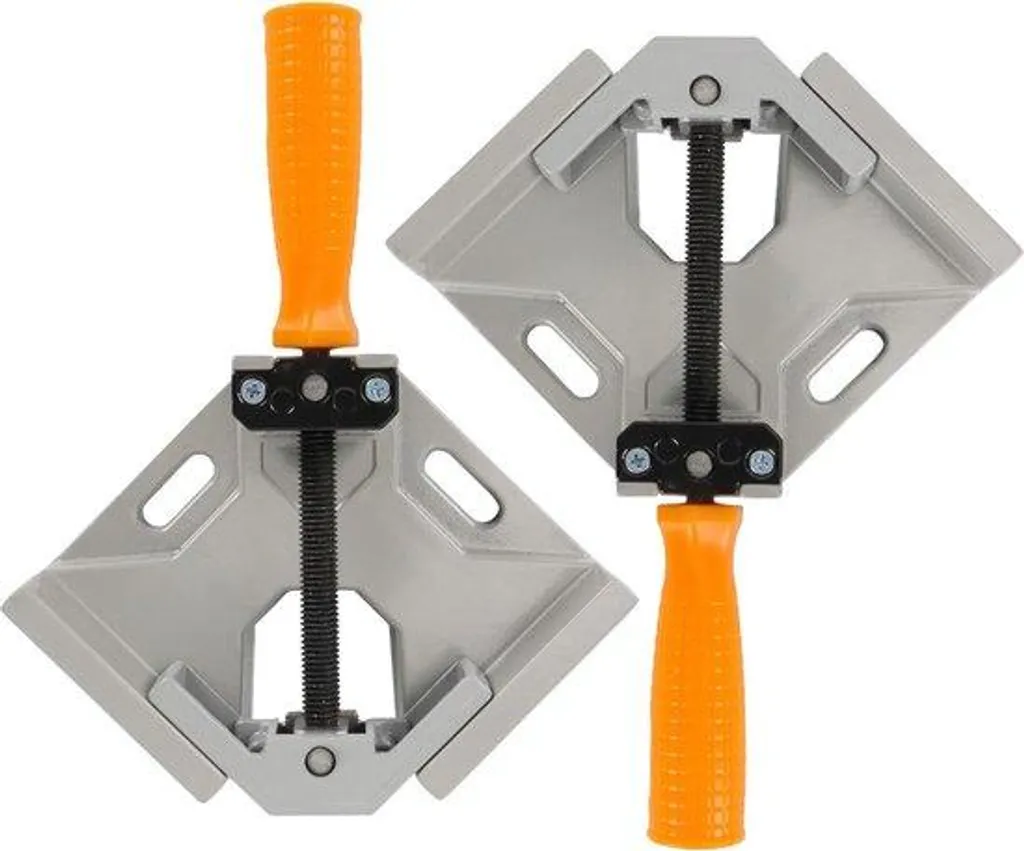 Serre-joint d'angle 90° pour montage de meubles et cadres de bois