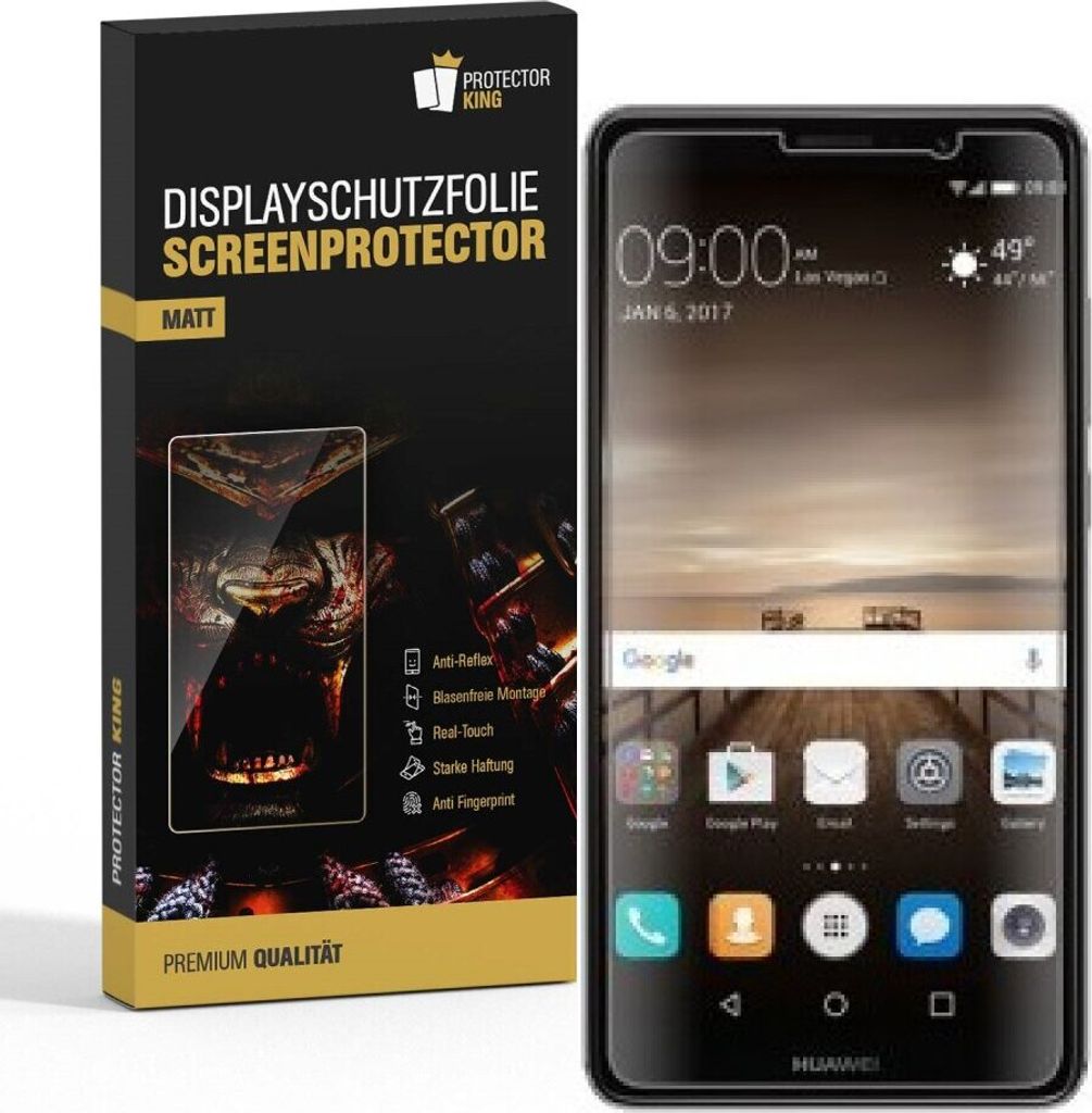 2x Displayschutzfolie für Huawei Mate 9 ANTI-REFLEX Displayfolie Schutzfolie MATT