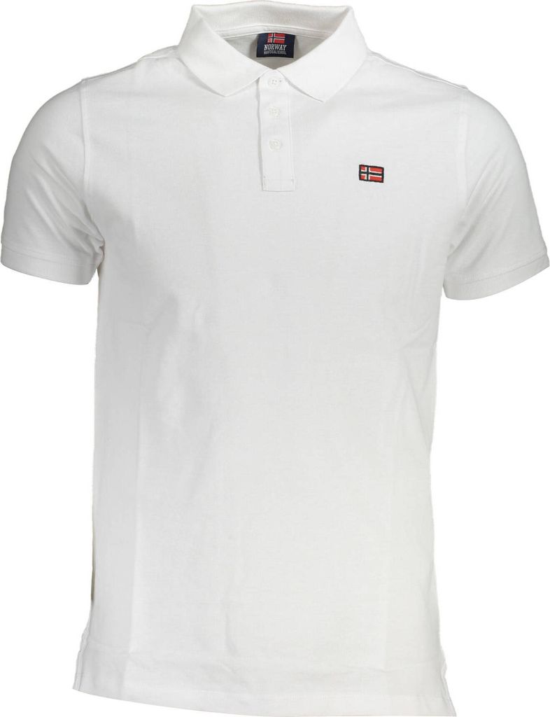 NORWAY 1963 Polo Herren Textil Weiß SF20784 - Größe: L