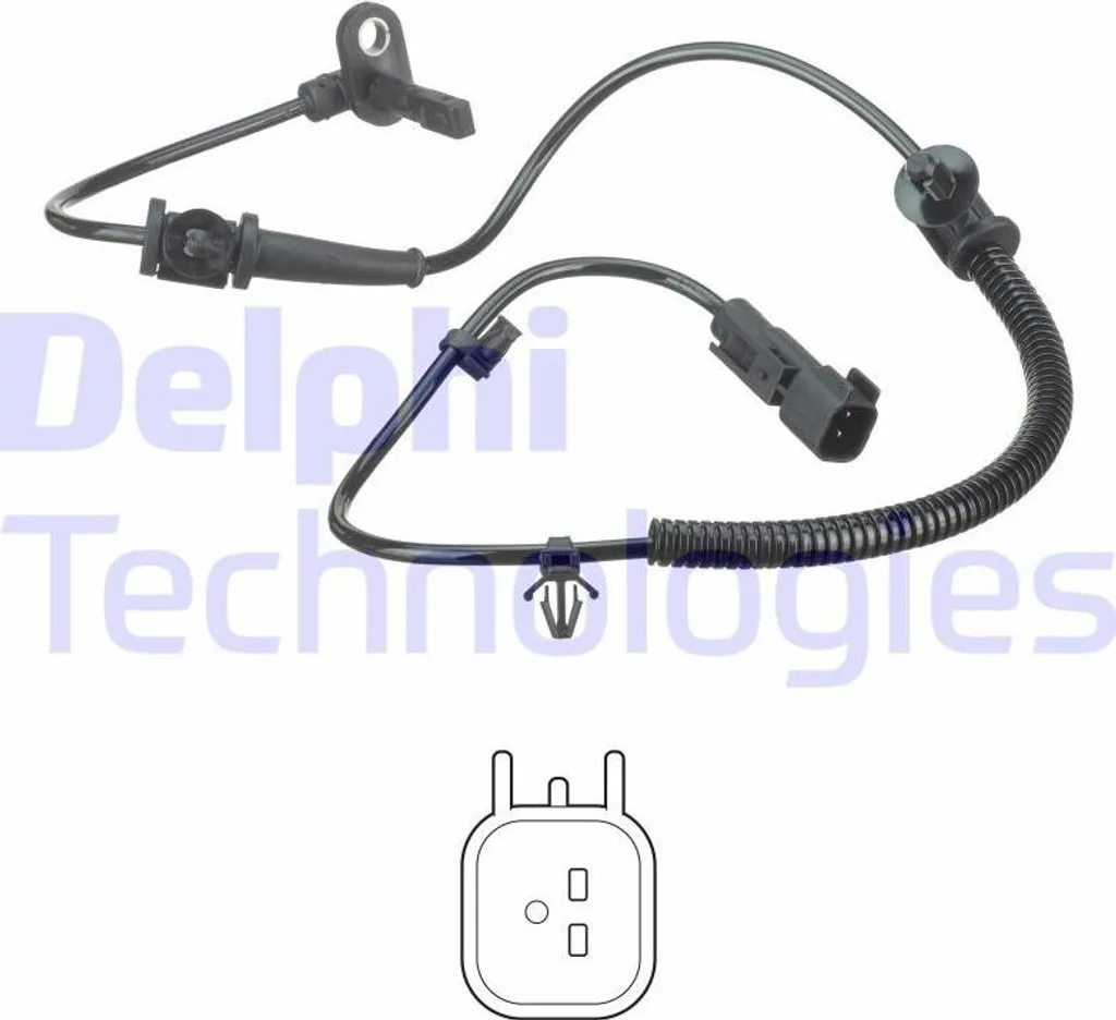 Capteur de Vitesse de Roue DELPHI SS20594 OE 1235324 pour Insignia
