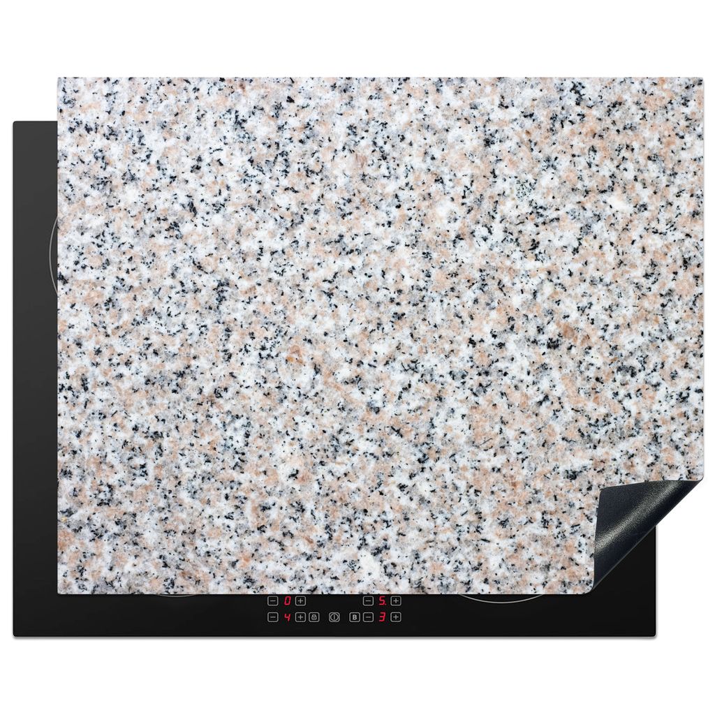 KitchenYeah Herdabdeckplatte Granit - Strukturen - Design - Stein , 65x52cm, Küche Deko, Glaskeramikkochfeld Herdabdeckung, Abdeckplatte fùr Ko...