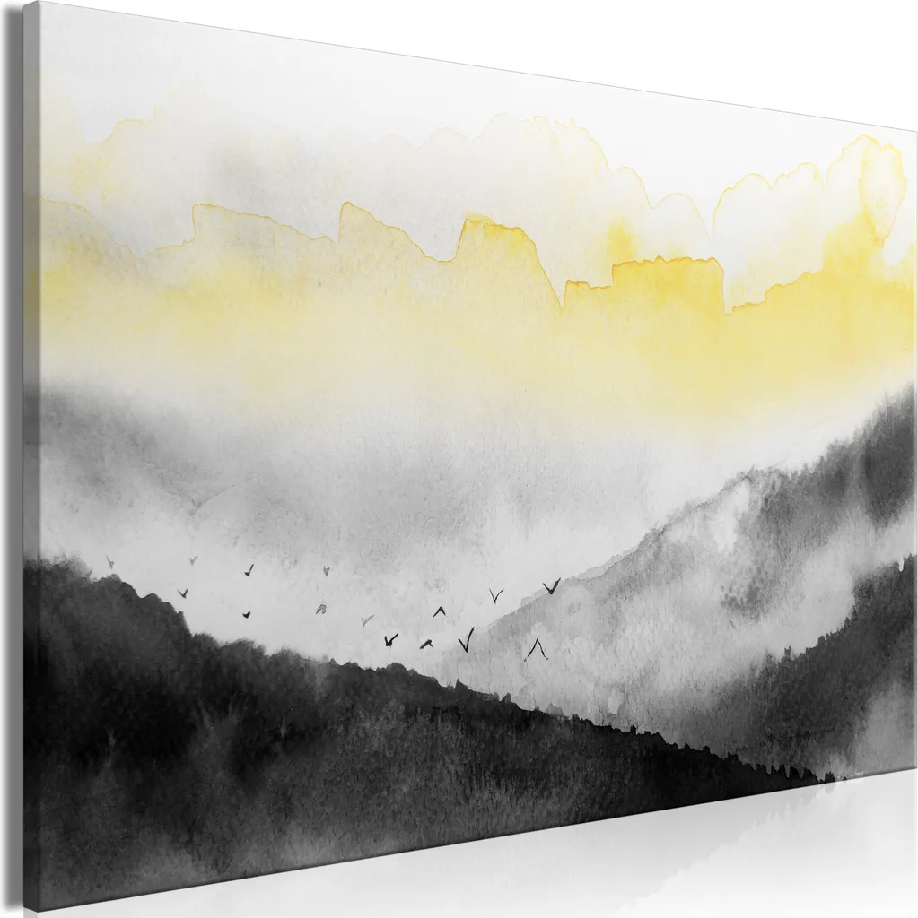 Quadro su tela - Paesaggio vasto (1 parte) ampio 60x40 cm Paesaggi c-C-0458-b-a