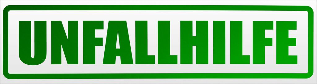 Kiwistar Unfallhilfe Magnetschild Schild magnetisch - 20cm Grün - reflektierend - Magnetfolie für Auto PKW Kfz