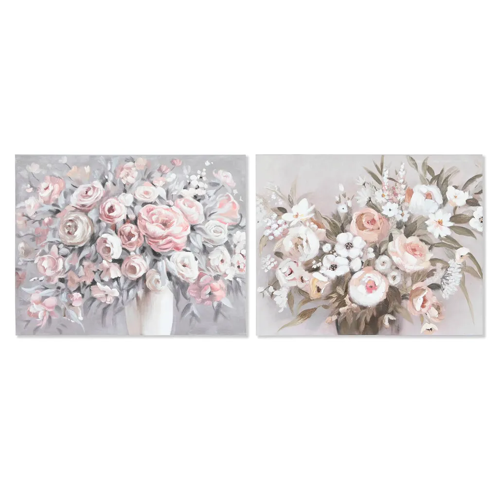 Tableau Esprit Vase Traditionnel Bild Home - Set de 2 Pièces 100x80 cm