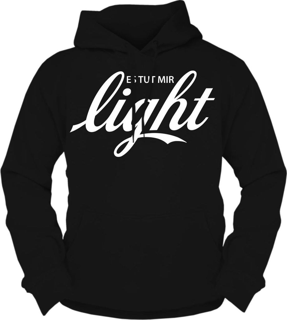 Herren Kapuzenpullover Es tut mir LIGHT