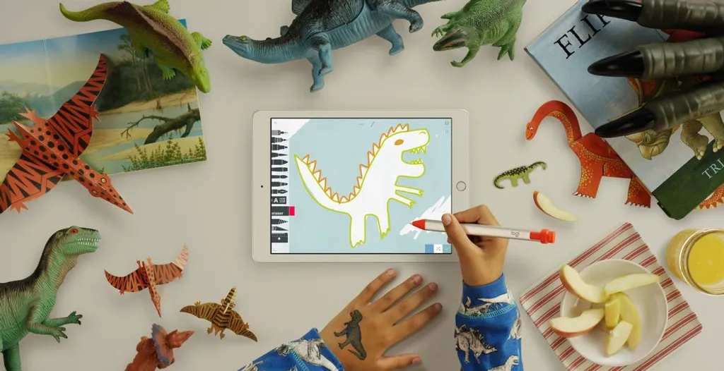 Stylet Numérique Logitech Crayon Idéal Prise de Notes et Dessin sans Fil iPad - 26
