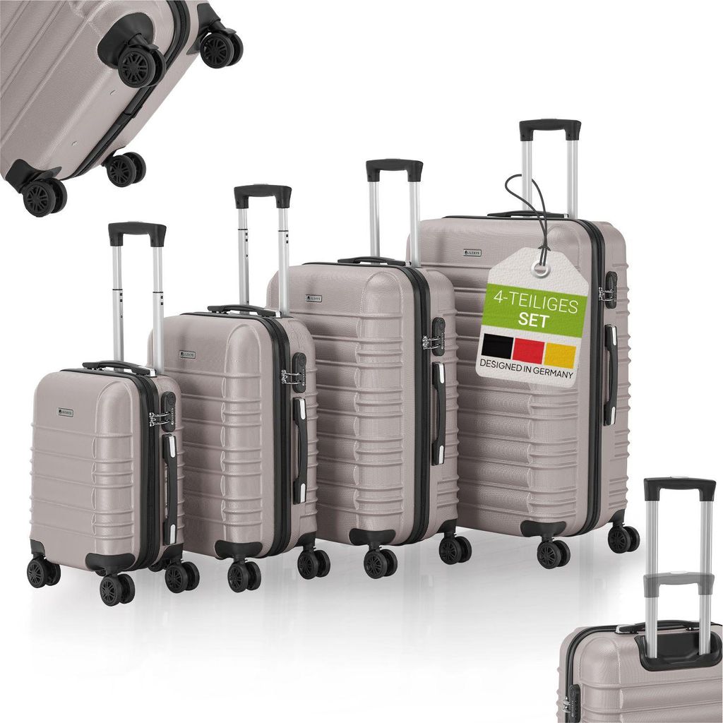 Juskys Hartschale Kofferset Reisekoffer 4 teilig - Produktbild 
