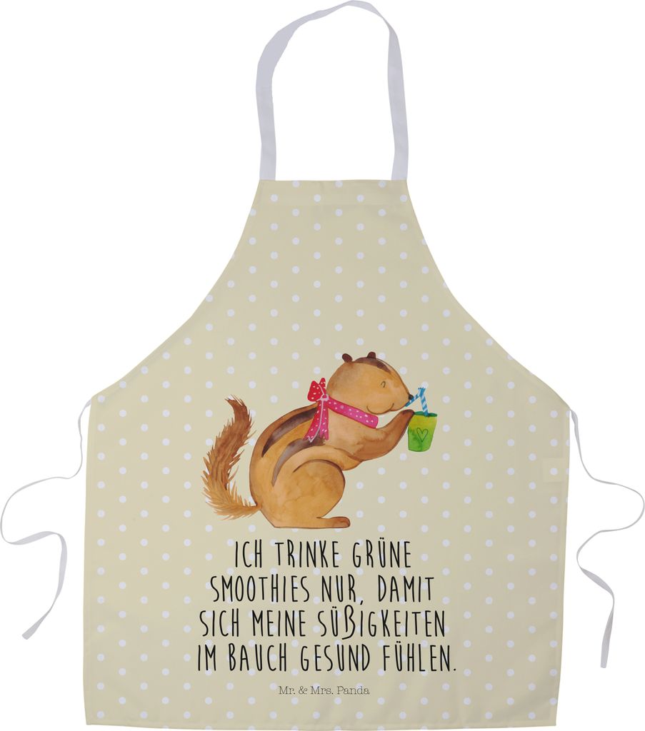 Mr. & Mrs. Panda Kochschürze Eichhörnchen Smoothie - Gelb Produktbild 