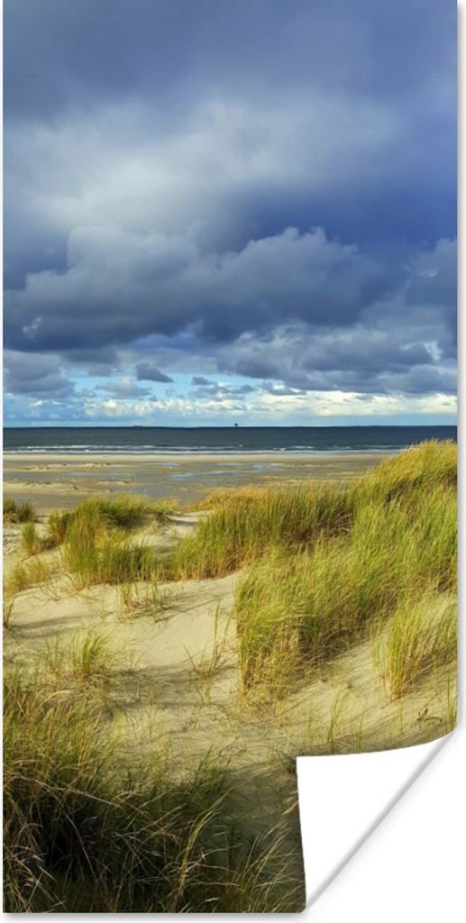 MuchoWow Poster Nordsee - Vlieland - Dünen 80x160 cm - Kinderzimmer