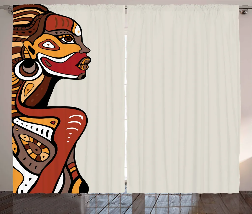 Tenda Multicolore ABAKUHAUS 280x245 cm: Arte Africana per Arredo Casa
