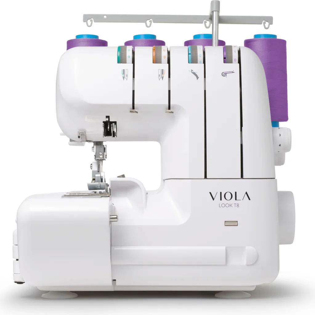 Machine Surjeteuse 4 Fils VIOLA T8 pour Finitions Textiles de Qualité