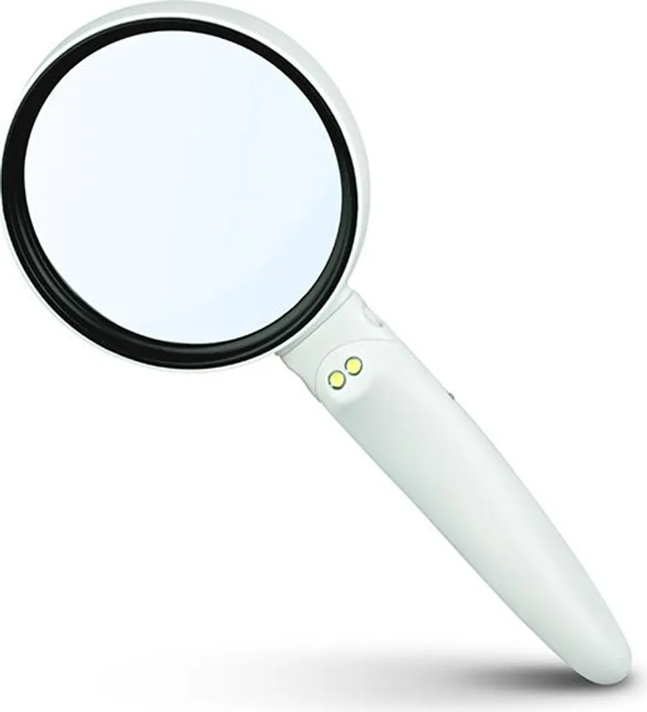 Loupe Trio pour lecture de petits caractères et travaux minutieux avec LED