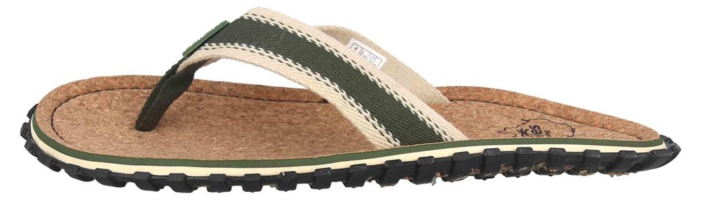 Gumbies Zehentrenner in Übergrößen Grün 2119 Corker Khaki Produktbild 