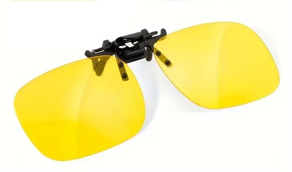 GKA Überbrille Aufsatz Clip on Nachtfahrbrille Gelbbrille Produktbild 2