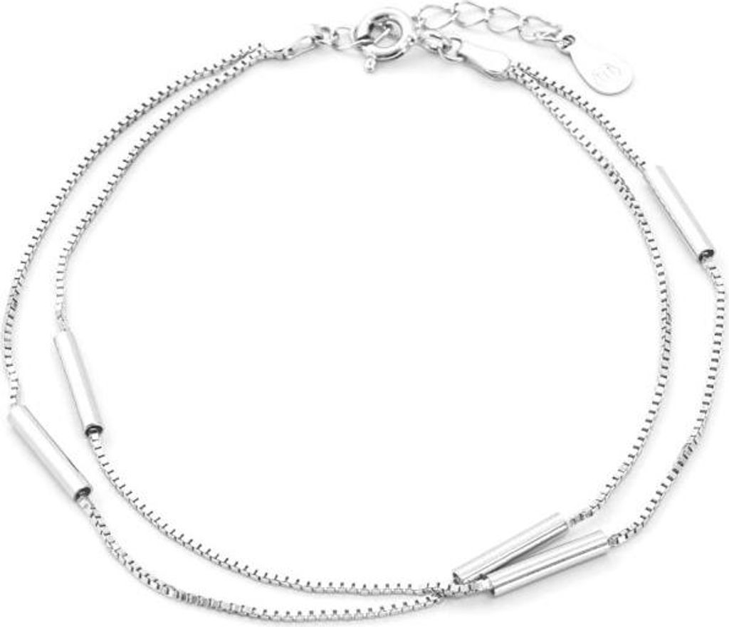 Stylish silver bracelet Venezia AGB307 - Length: 21 cm