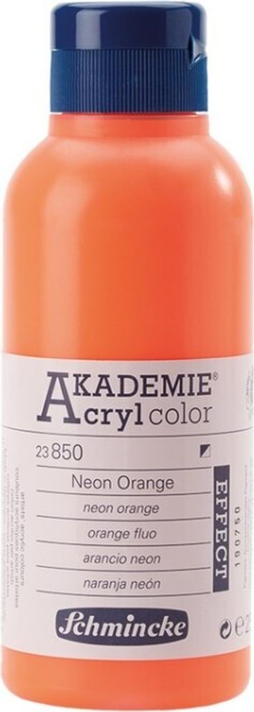 Neon Orange 250ml Acrylfarbe - AKADEMIE Acryl - Schmincke 23 850 027