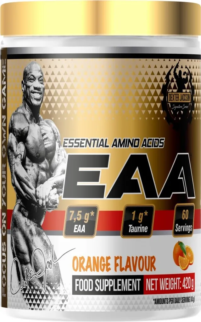 Dexter Jackson Gold Series Poudre EAA Acides Aminés Essentiels + Taurine