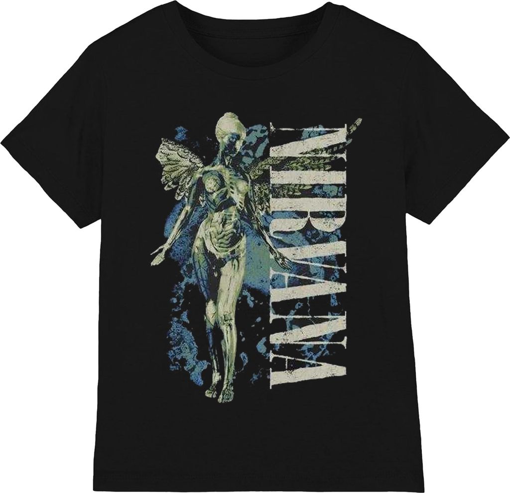 Nirvana - T-Shirt für Herren/Damen Uni PH3495 (XXL) (Schwarz)