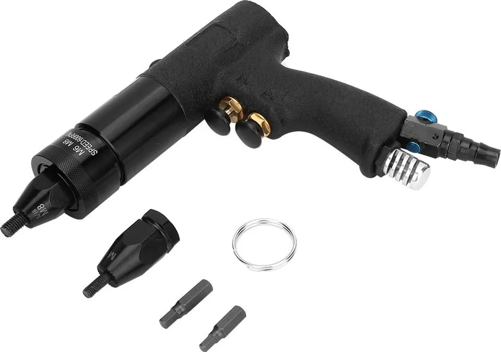Outil de pose pour écrous à sertir : Pistolet pneumatique KP-739A robuste