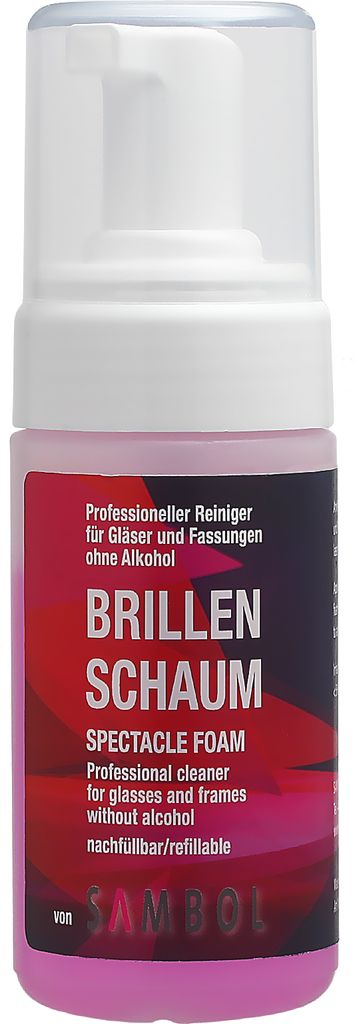 Brillenreiniger Brillenschaum 100 ml ohne Alkohol für eine Produktbild 