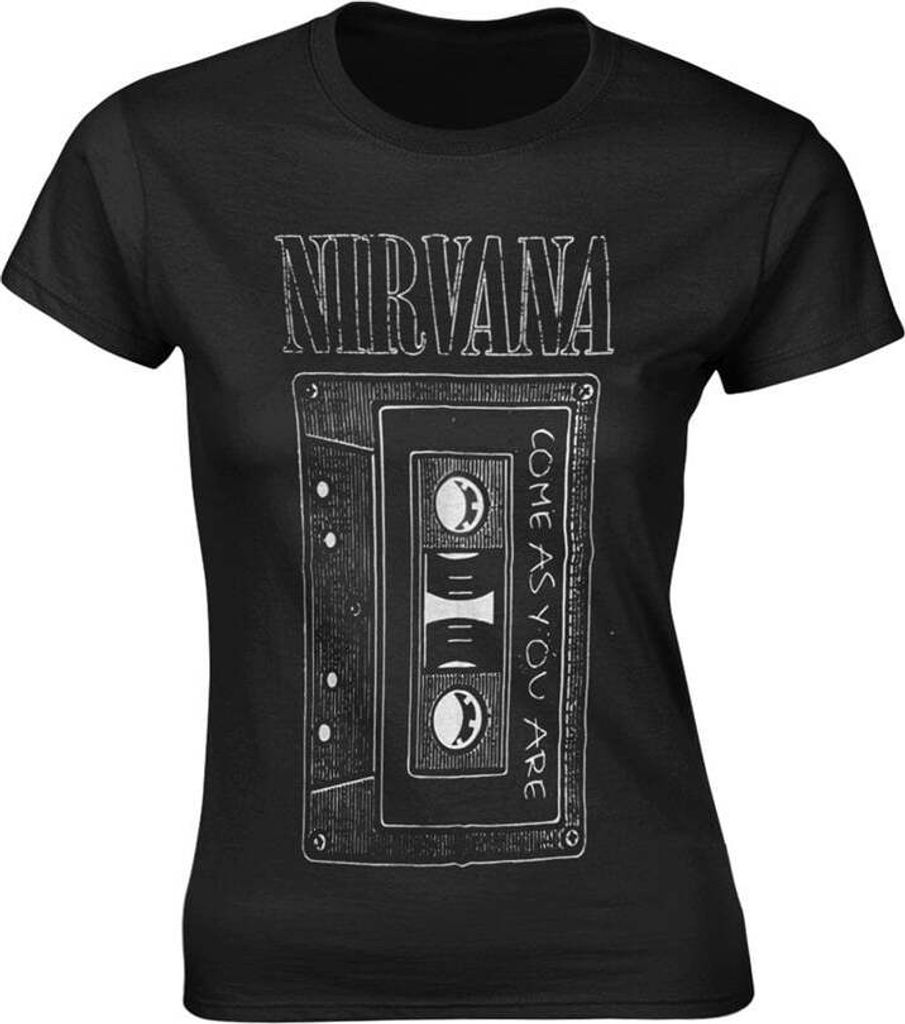 Nirvana As You Are Tape Black M Damen T-Shirt