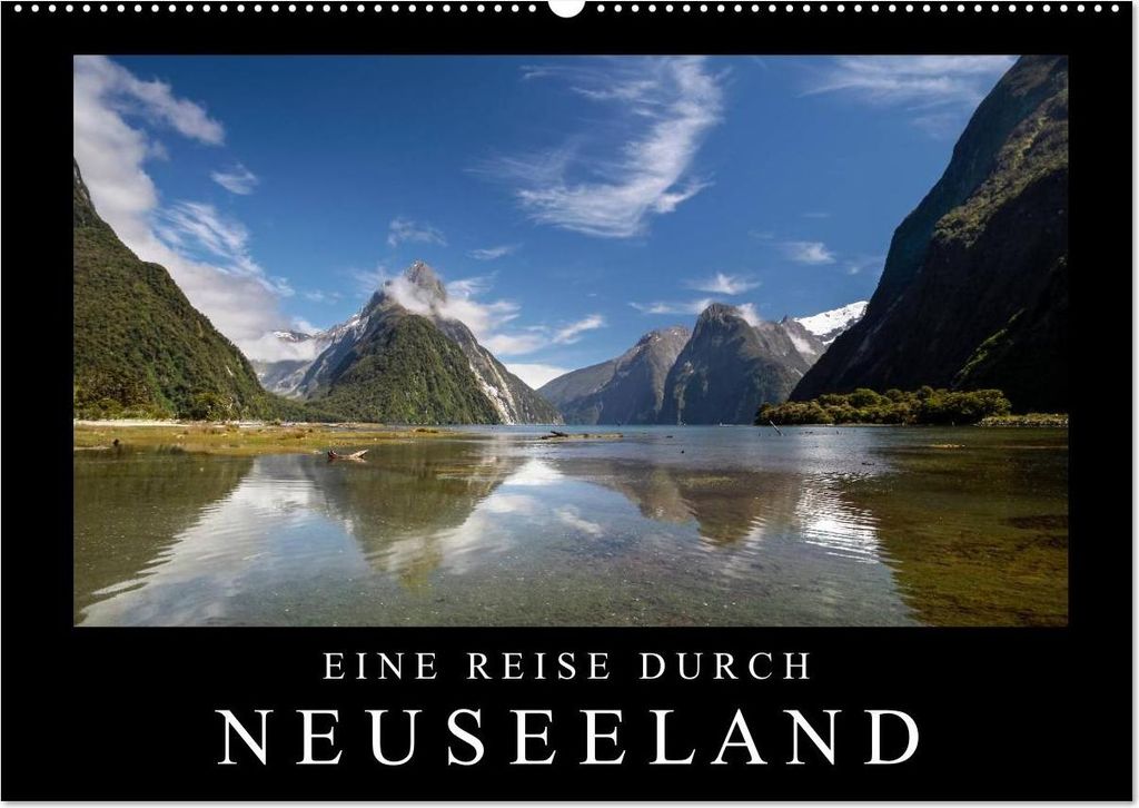 Eine Reise durch Neuseeland (Wandkalender 2027 DIN A2 quer), CALVENDO Monatskalender