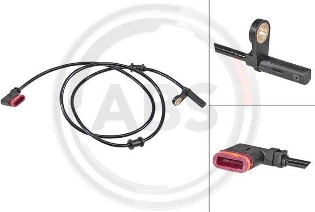 A.B.S. 30080 Raddrehzahlsensor OE 1725400717 kompatibel mit SLK, SLC
