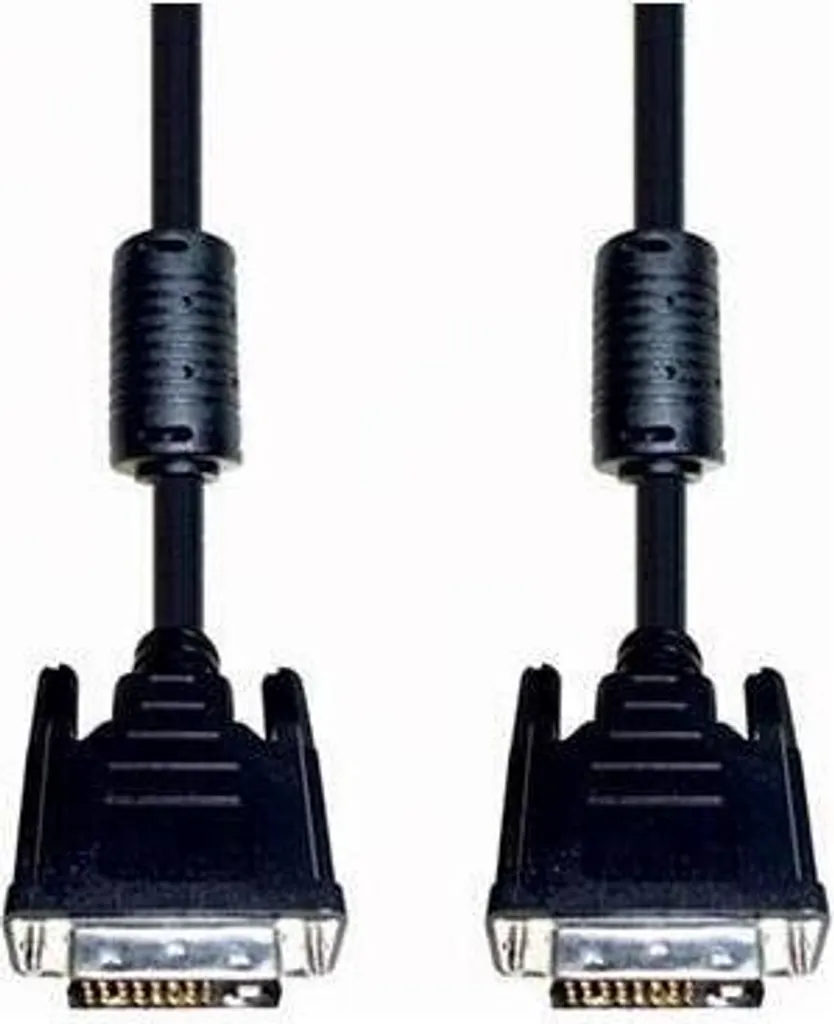 Câble DVI 2m Noir DVI-D Single Link e+p - Liaison Vidéo Haute Densité