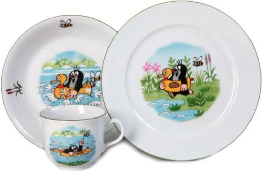 Thun 1794 Maulwurf und Ente, Kinderset, Thun, 3 Stück Produktbild 