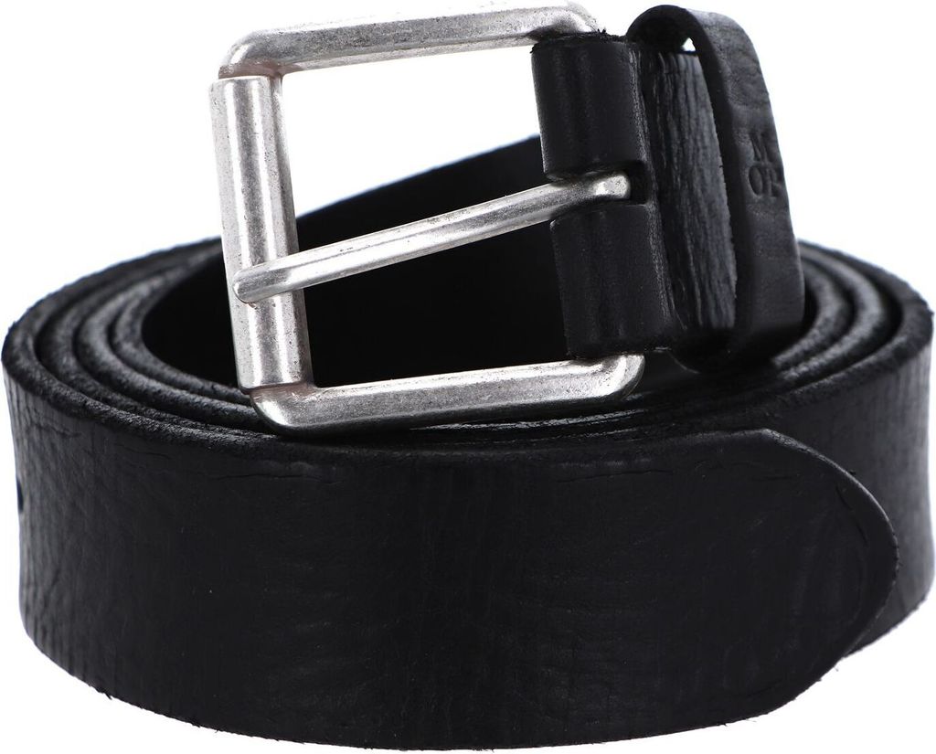 Marc O'Polo Leder Gürtel Vintage Leather Belt W90 Black schwarz