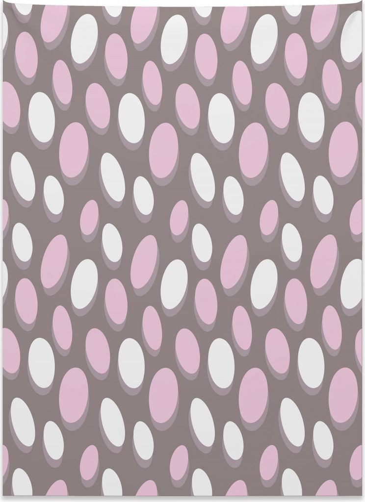 Abakuhaus Geometrisch Wandteppich, Retro längliche Kreise aus Weiches Mikrofaser Stoff Kein Verblassen Klare Farben Waschbar, 110 x 150 cm, Warme ...