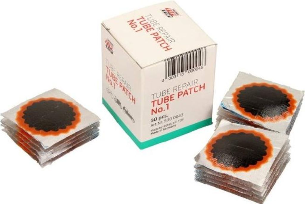 Łatki do węży TIP TOP Z podwójnym ząbkowaniem, doskonałe Zdjęcie produktu 