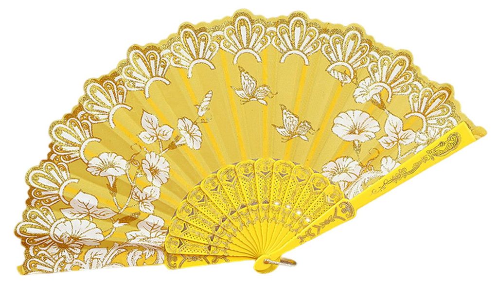 Handfächer im Vintage-Stil, leuchtende Farben, exquisites Muster, feine Verarbeitung, ultraleichtes Material, Retro-Faltfächer im chinesischen St...