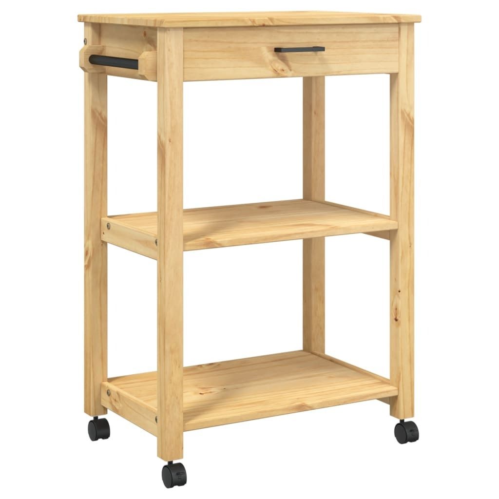 Carrello da cucina MONZA 60x40x90 cm in legno massiccio di Immagine del prodotto 