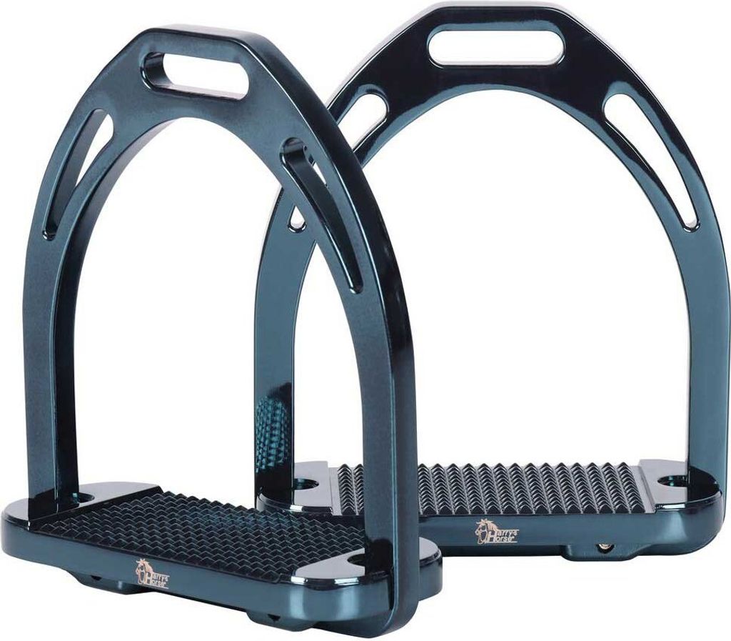 Harry ́s Horse Aluminium Steigbügel Blau 12 cm Blau 12 cm