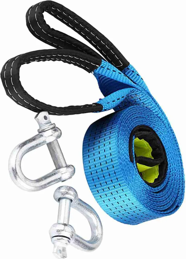 Sangle de Remorquage Professionnelle 8T 5m pour Dépannage Automobile - 7
