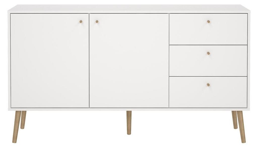 Bodo Sideboard 2 Türen, 3 Schubladen weiß.